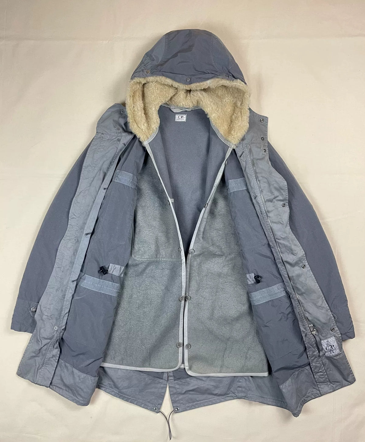 2006 Fall/Winter C.P. Company Nylon Multi-Pocket Sherpa Hooded Parka Coat