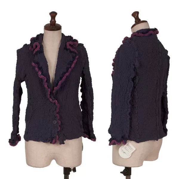 Issey Miyake Vintage Purple Pleated Top