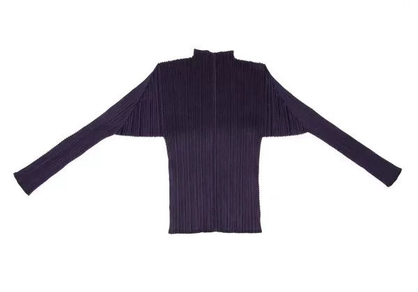 Issey Miyake Vintage Purple Pleated Top