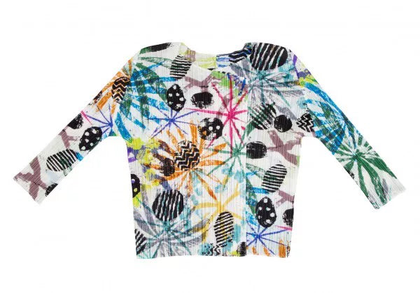 Issey Miyake Vintage Pattern Pleated Jacket
