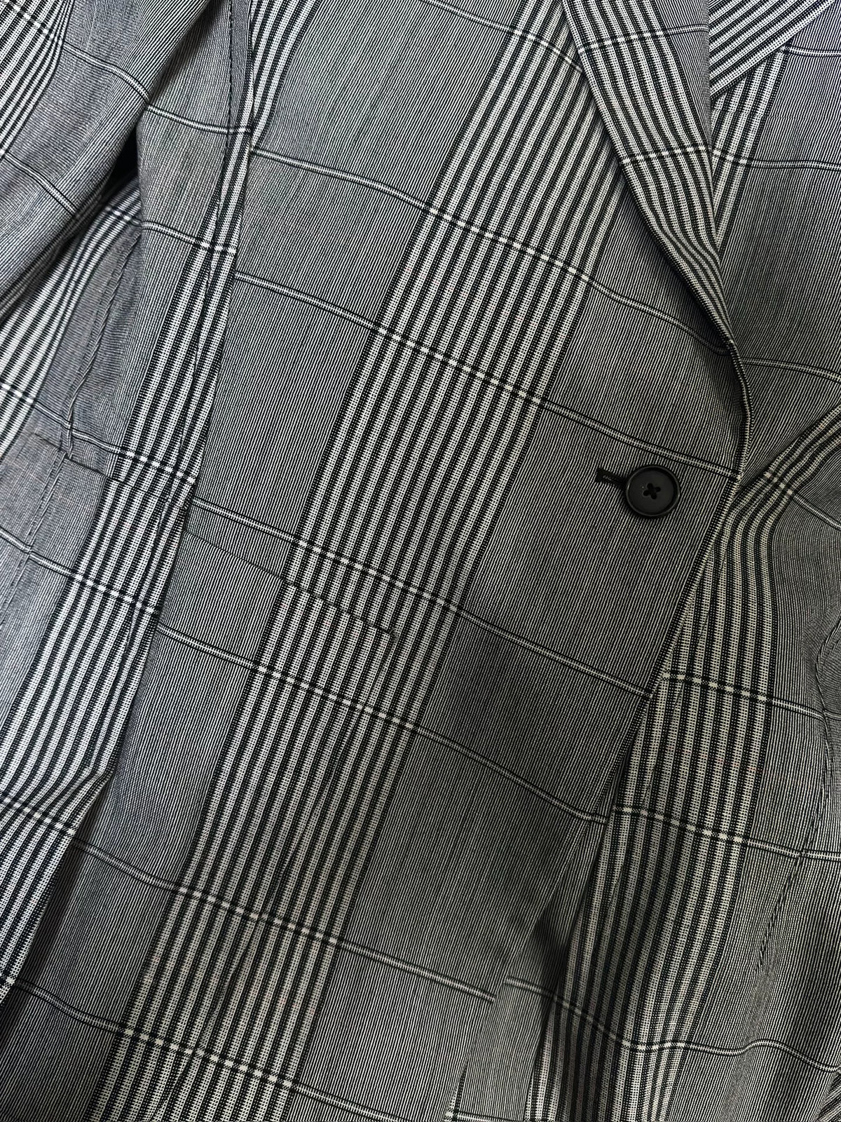 Maison Margiela Hourglass Single-Button Deconstructed Jacket