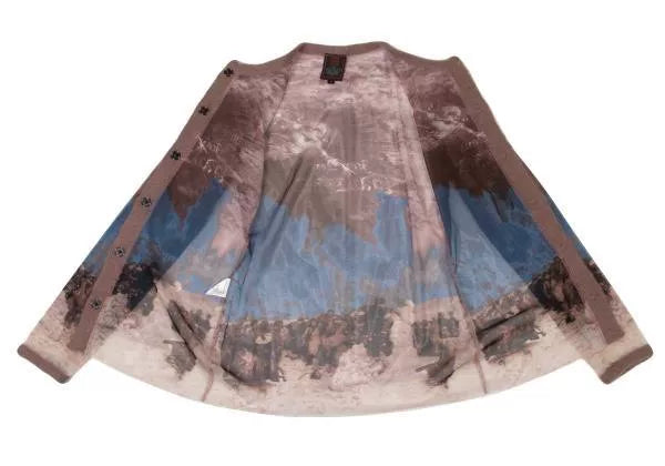 Jean Paul Gaultier Vintage Blue Floral Mesh Top