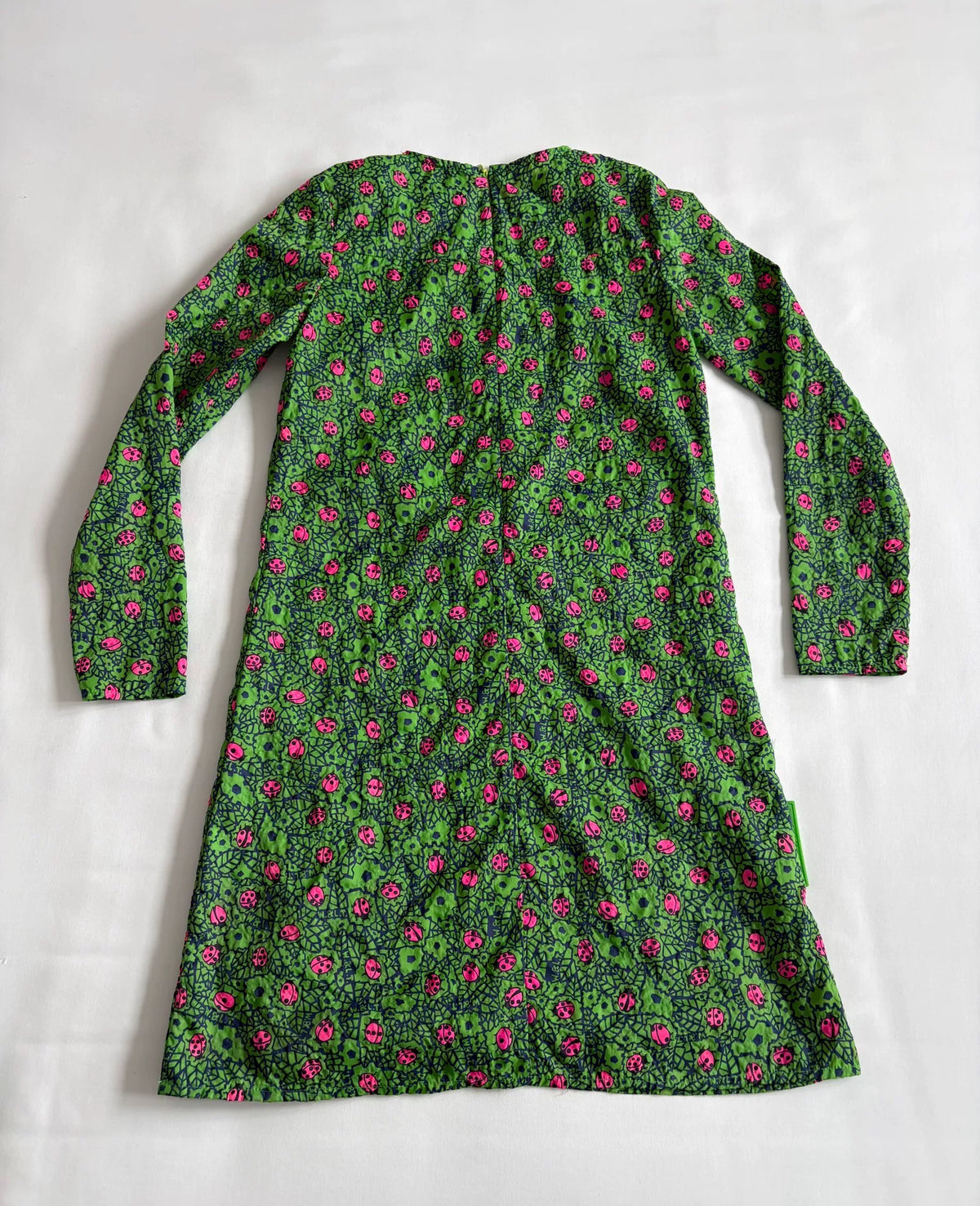 Walter van Beirendonck show‑model beetle dress W&LT second‑hand vintage 1997‑1998 show‑model Seven‑star ladybug printed dress