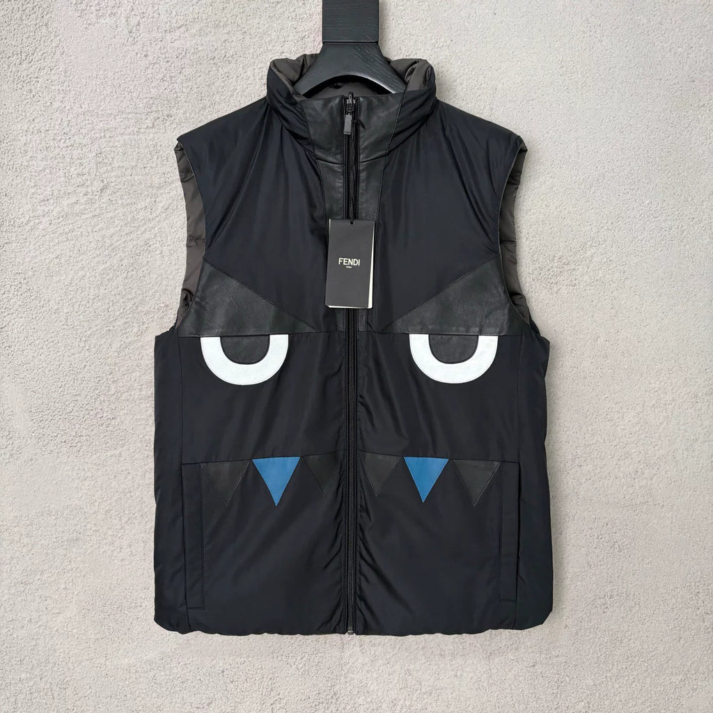 Fendi Black Little Monster Down Vest
