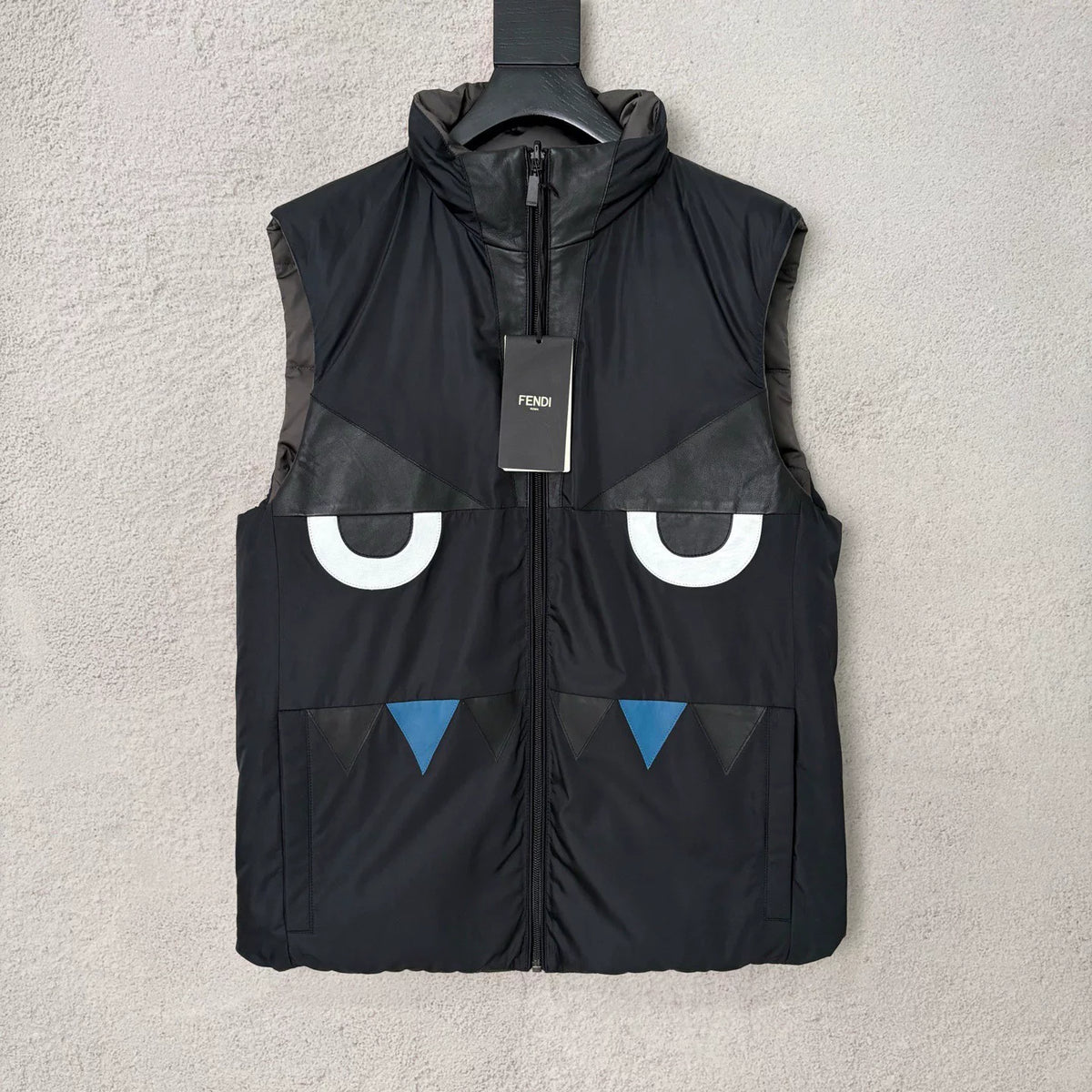 Fendi Black Little Monster Down Vest