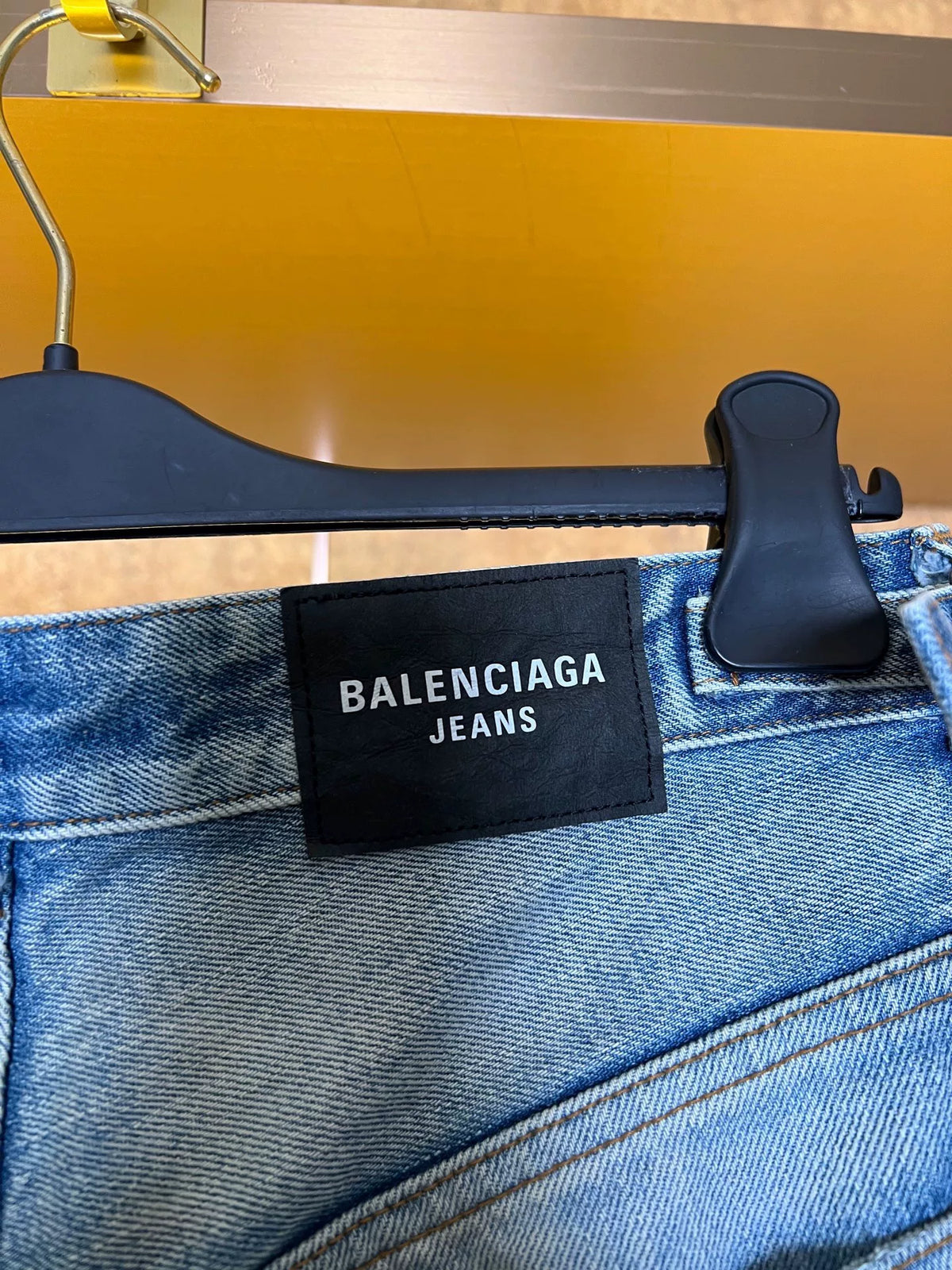 Balenciaga SS21 Skater Distressed Wide-Leg Jeans