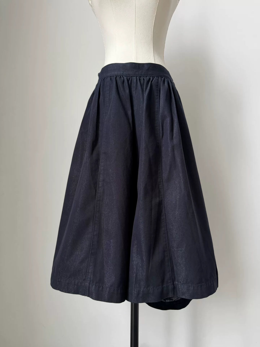 Comme des Garcons 2011 Dark Navy Deformed Bud Skirt Pants