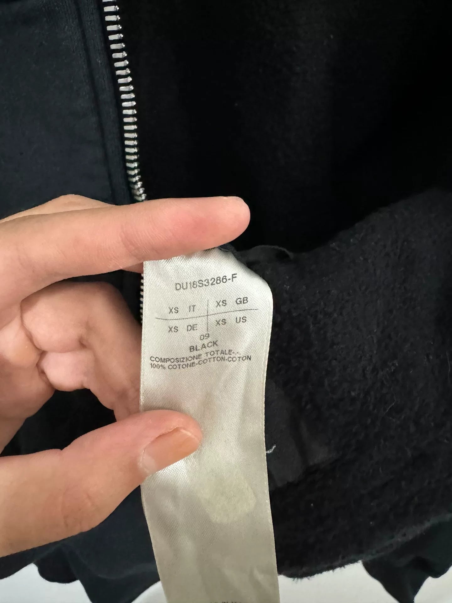 Rick Owens DRKSHDW: Black Temple Mountain Hoodie