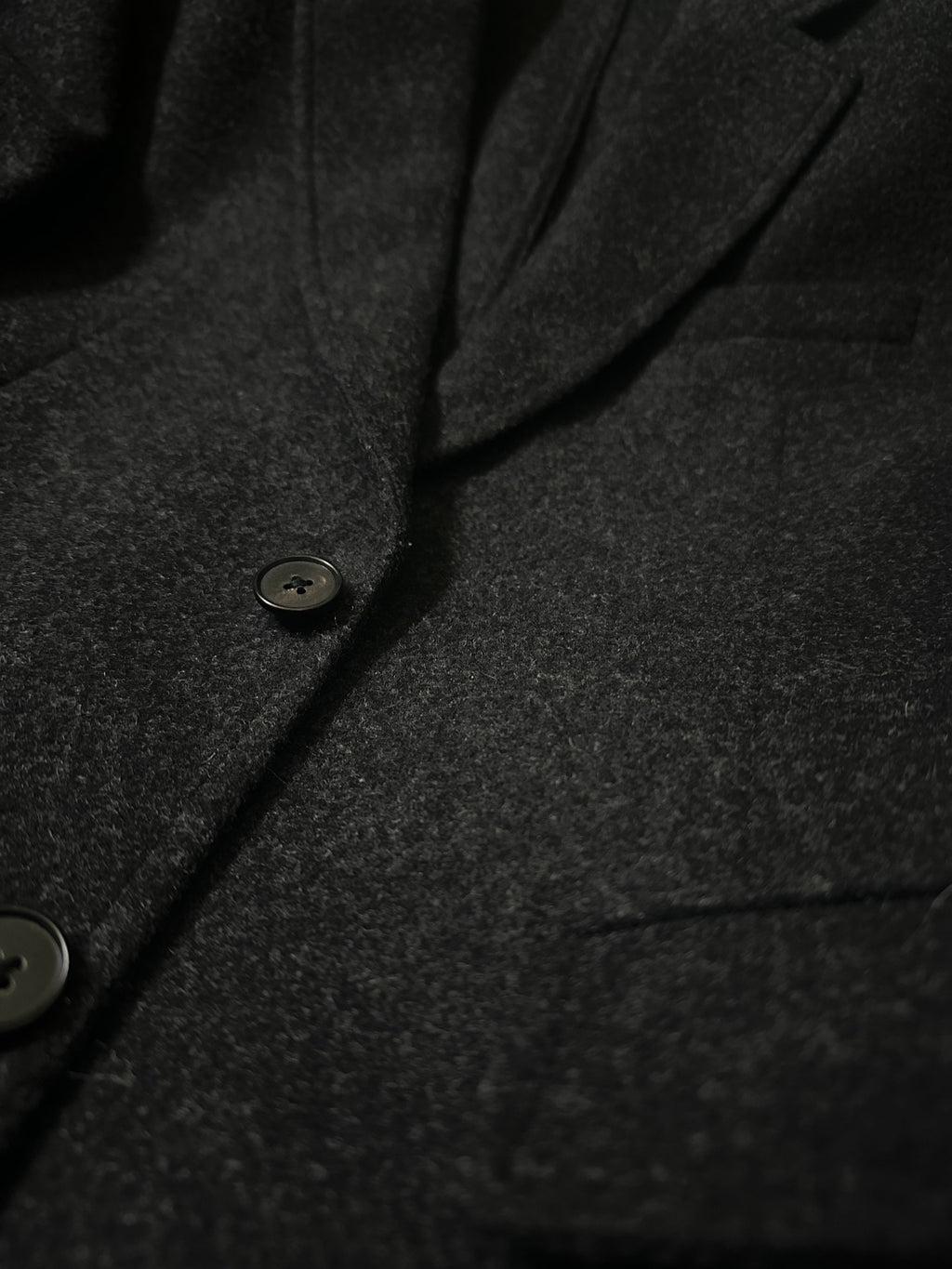 Maison Martin Margiela Leather Pieced Wool Jacket