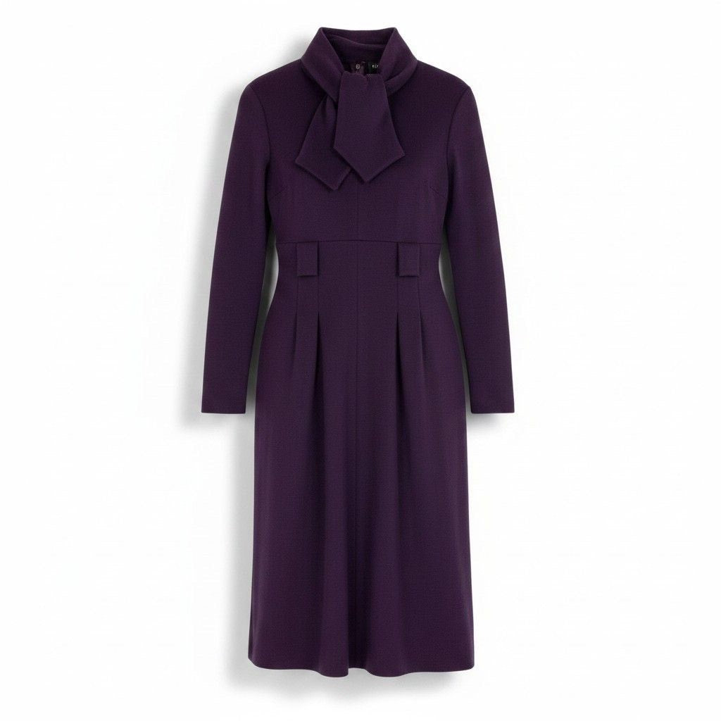 Chanel AW07 Bow Wool Dress