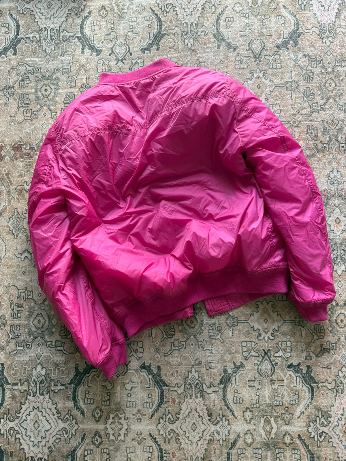 Rick Owens Pink Padded Jacket