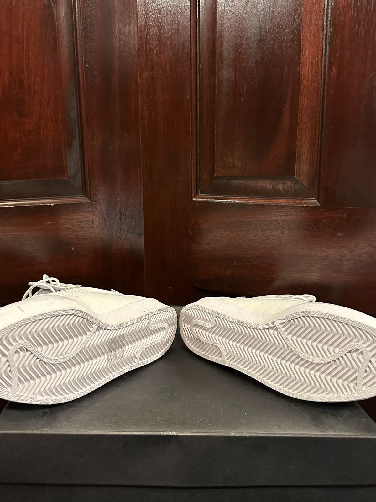 Yohji Yamamoto × Adidas Y3 White Punk Superstar Shell-Toe Leather Sneakers