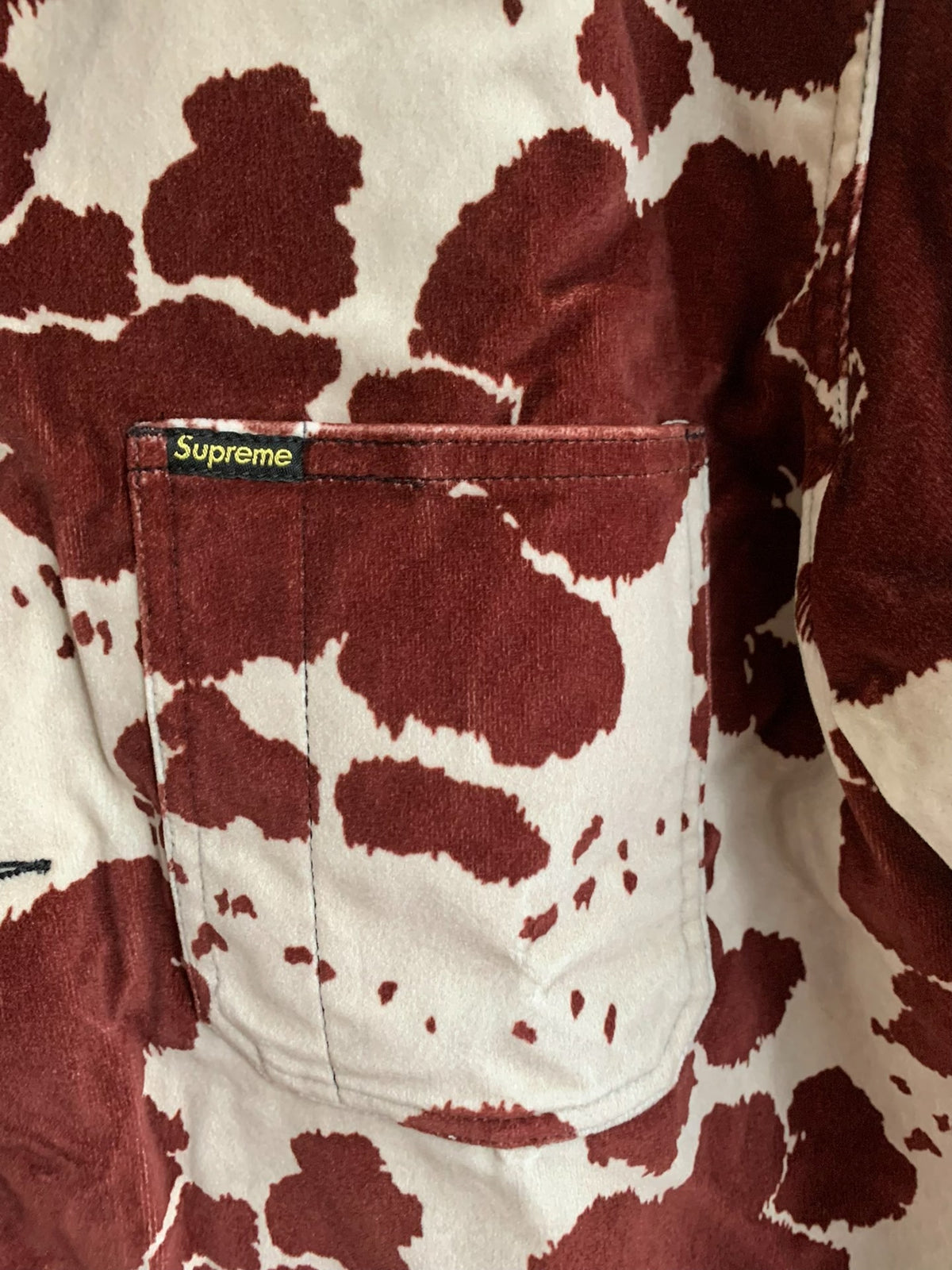 Supreme SS20 Week 1 Velvet Chore Coat
