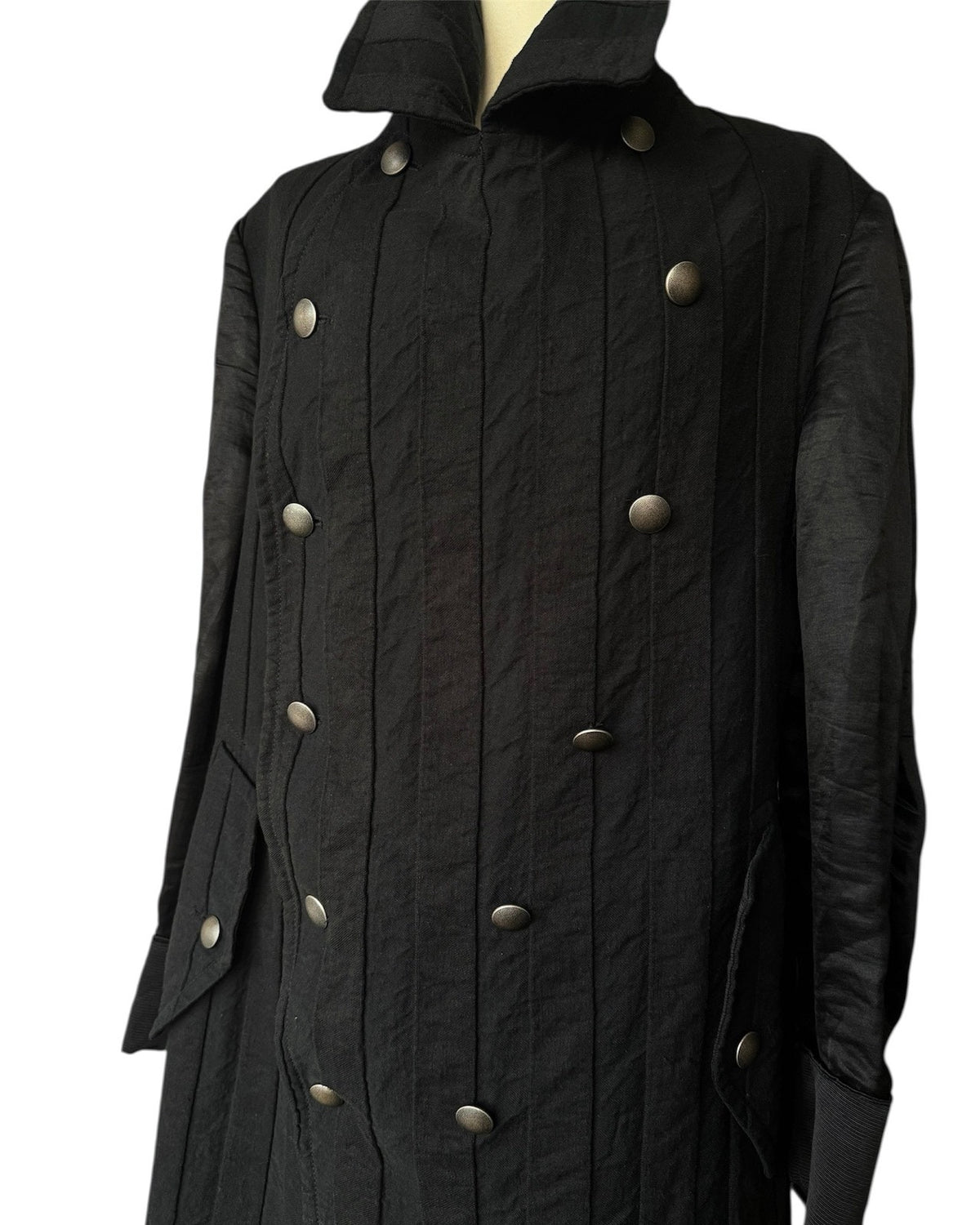 Ann Demeulemeester SS08 Double-Breasted Long Coat