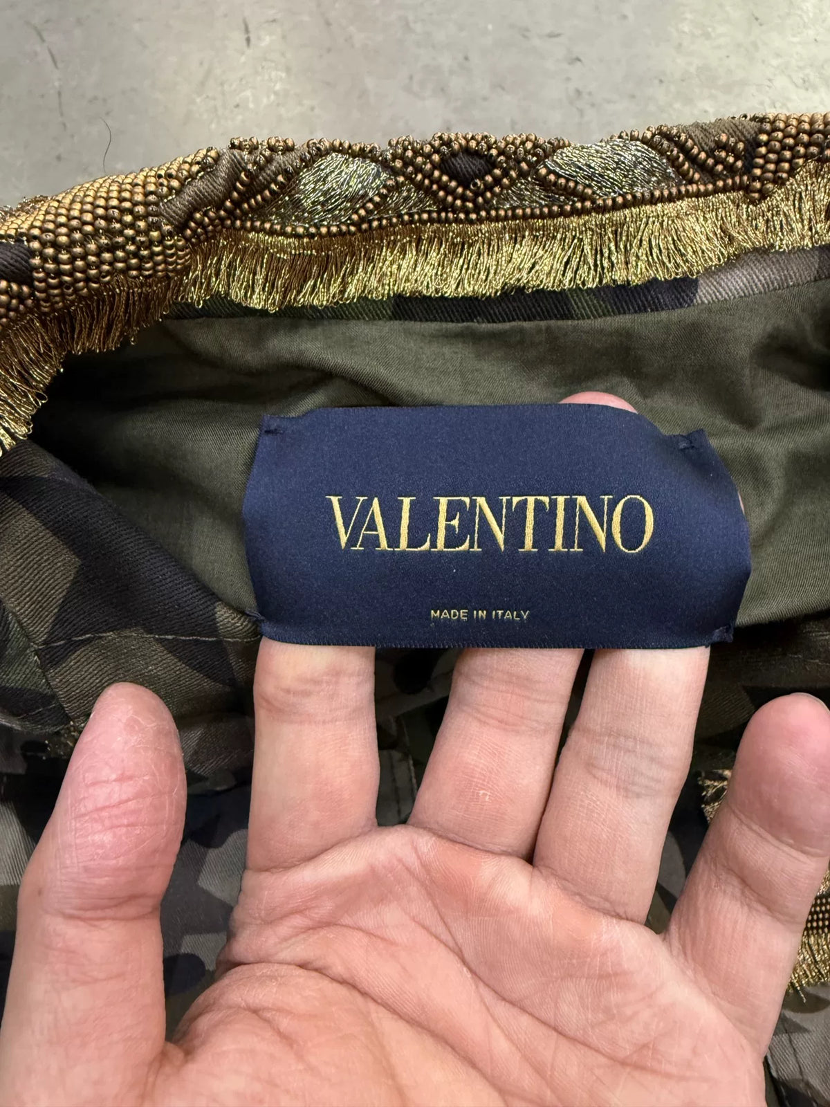 Valentino Camo Jacket