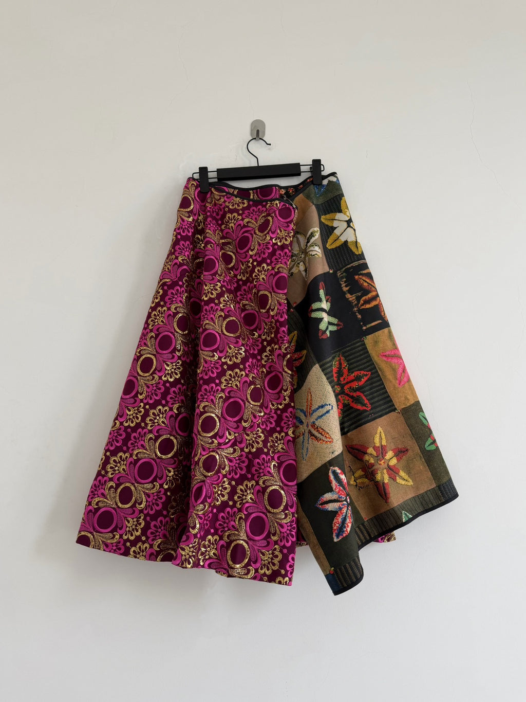 Comme Des Garcons Rei Kawakubo 1999 runway patchwork apron-style skirt