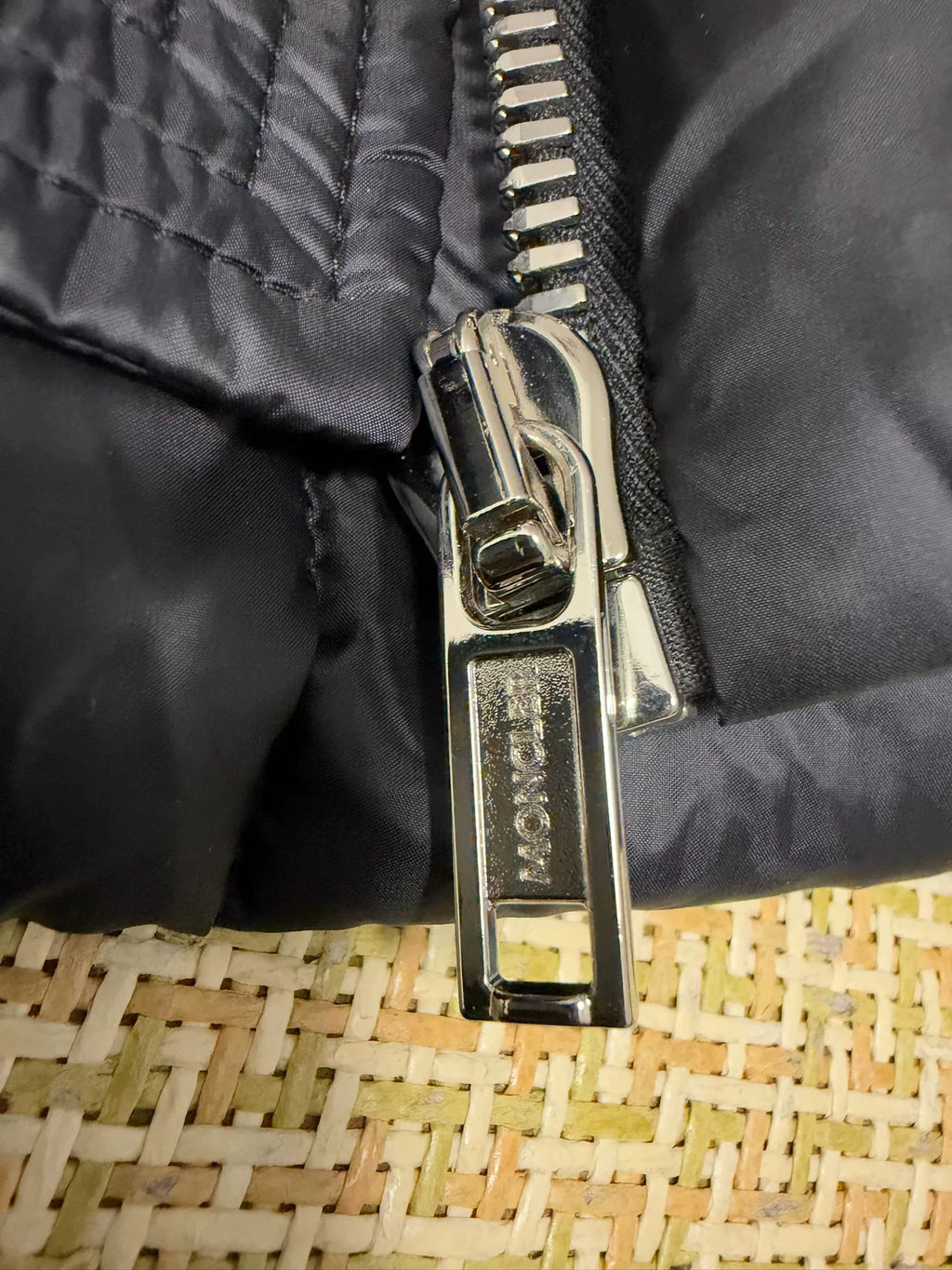 Moncler × Rick Owens Black Ray Scarf Down Jacket
