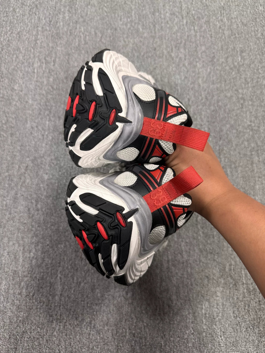 Balenciaga 10XL Black White Red Sneakers