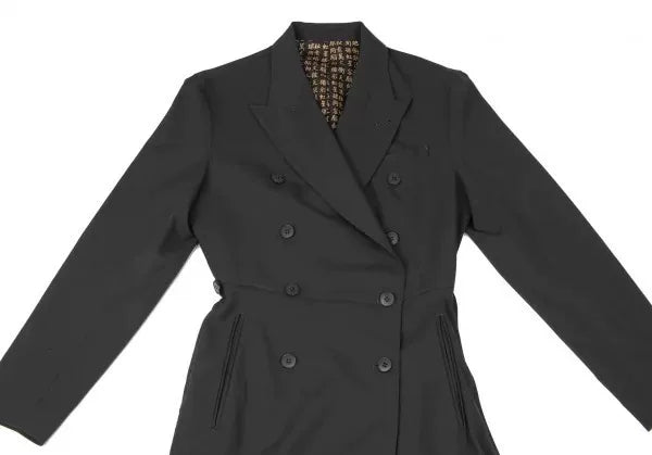 Jean Paul Gaultier Vintage Black Double-Breasted Trench Coat