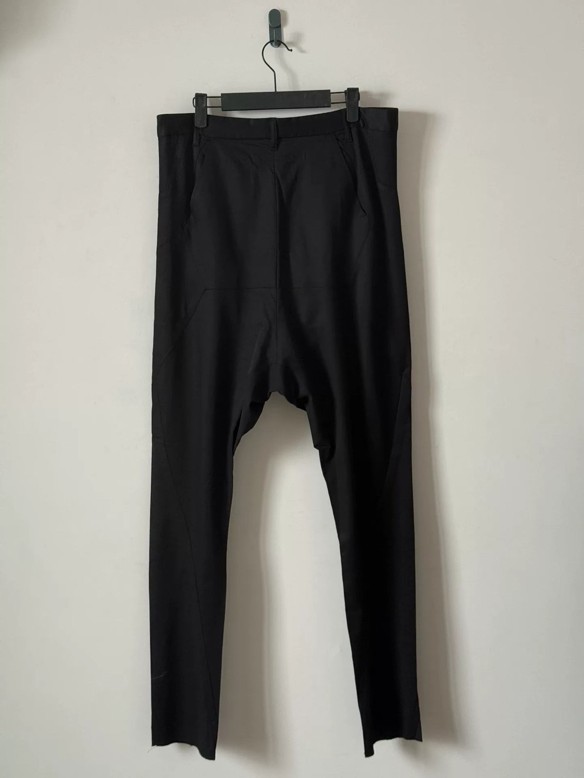 Julius7 Bias-Cut Drop-Crotch Long Pants