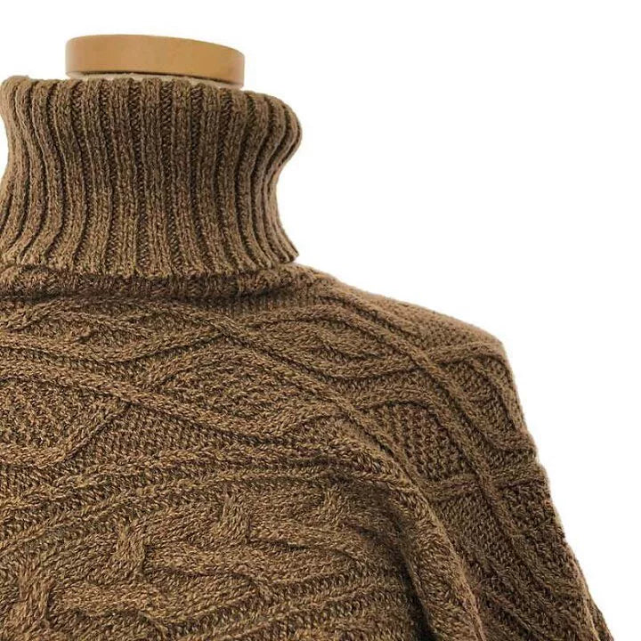 Junya Watanabe Brown Knit Deconstructed Top