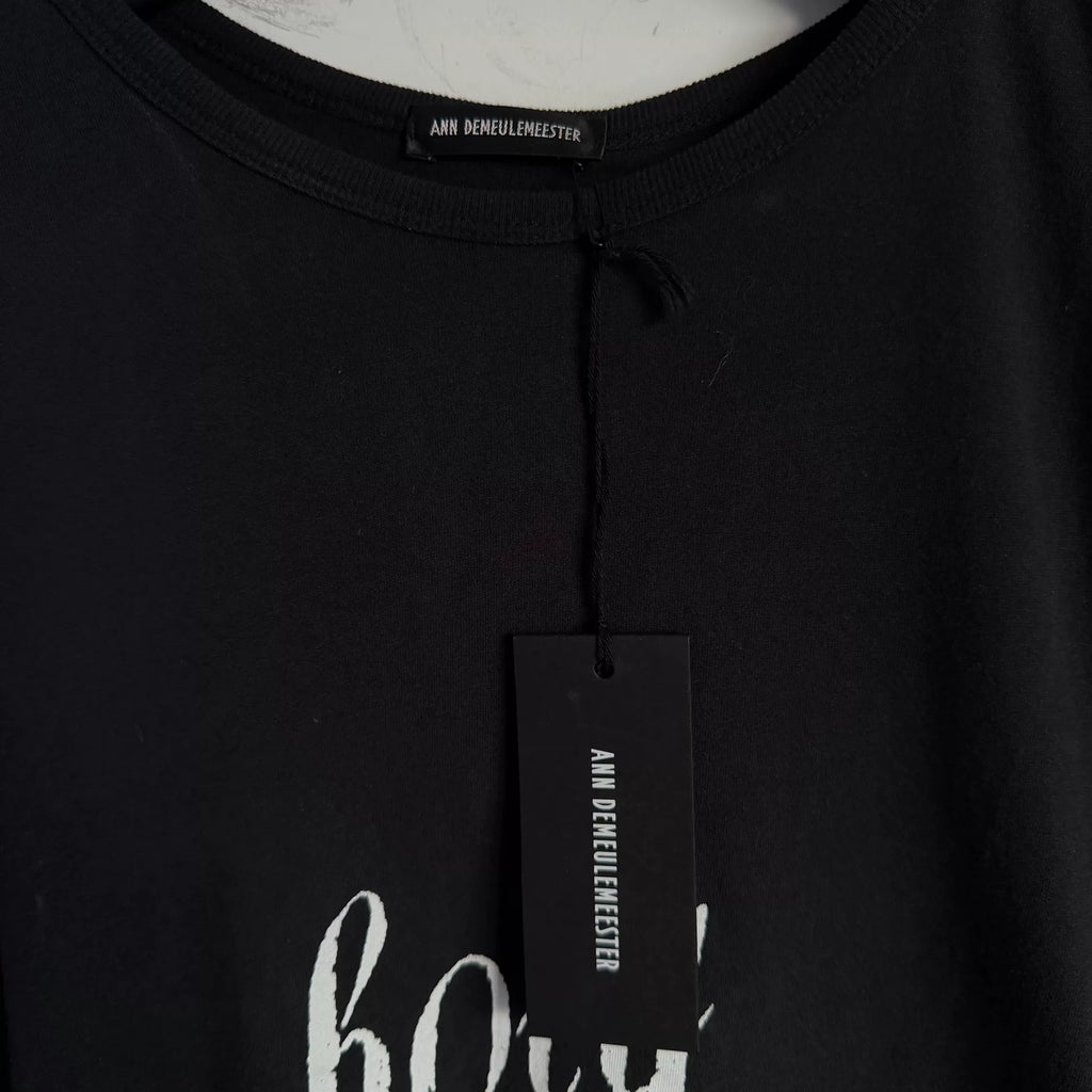 Ann Demeulemeester S/L Holy Print Short Sleeve T-Shirt