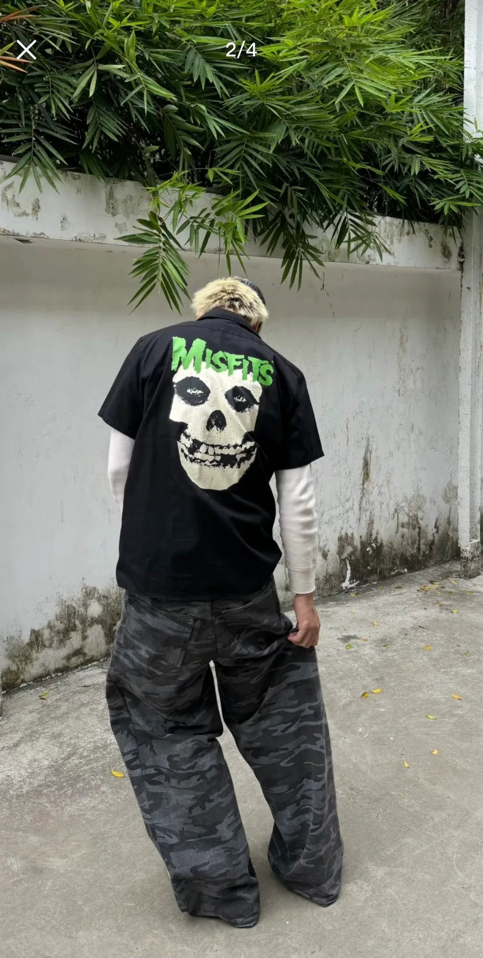 Balenciaga SS21 Camo Baggy Pants