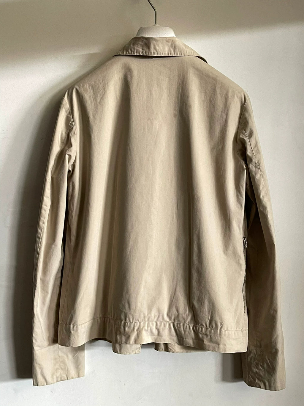 Helmut Lang SS96 Runway Collared Zip-Up Cotton Jacket