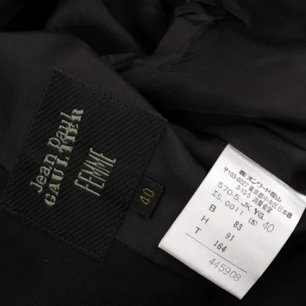 Jean Paul Gaultier Vintage Black Blazer