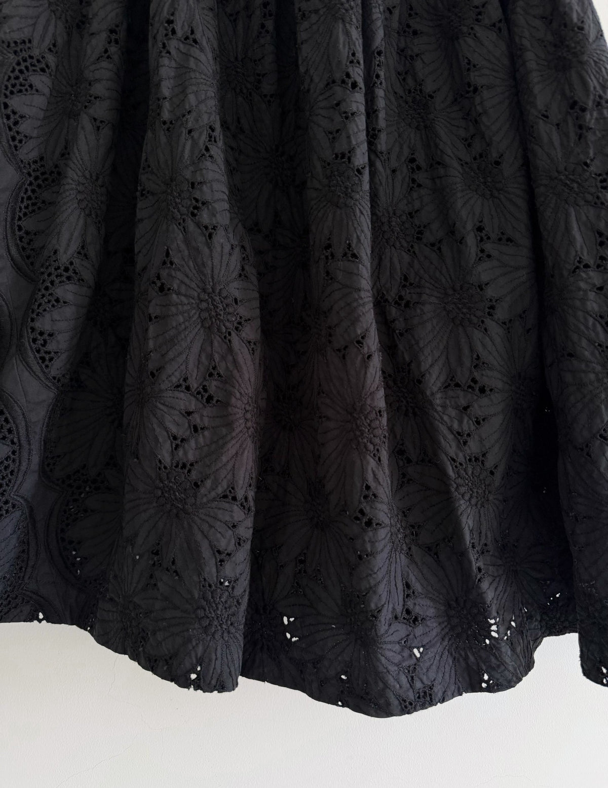 Comme Des Garcons Rei Kawakubo main line openwork crochet skirt