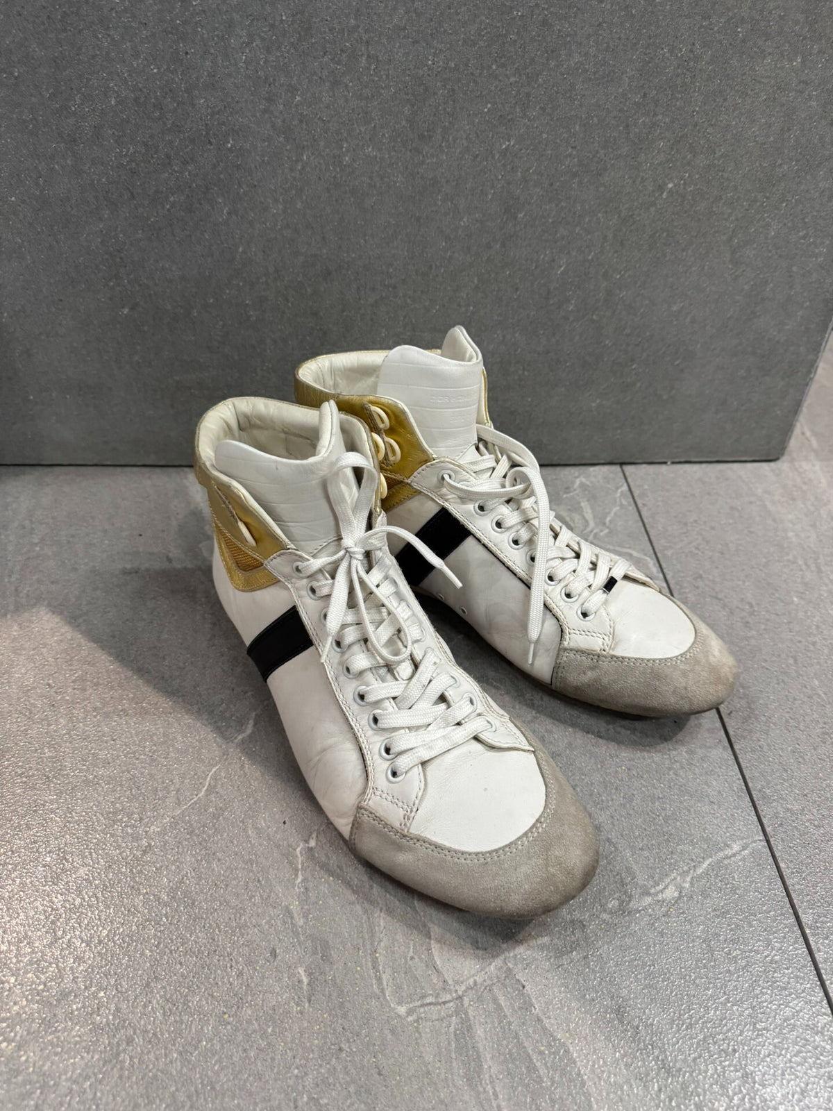 Dior Homme SS06 Gold Tail German Army Trainers by Hedi Slimane