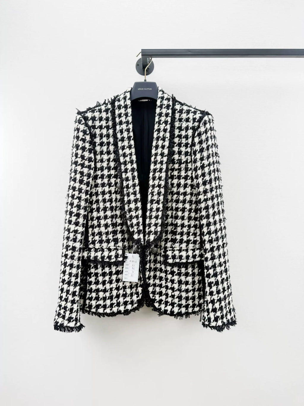 Balmain Houndstooth Blazer