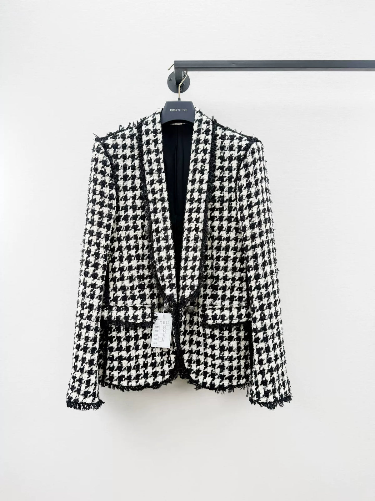 Balmain Houndstooth Blazer