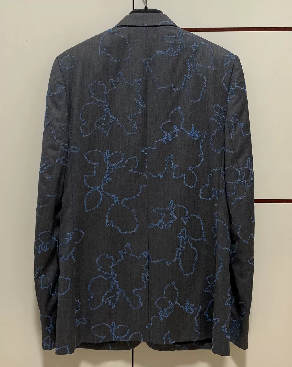 Dior Homme 16SS Runway Blue Gray Suit Wool