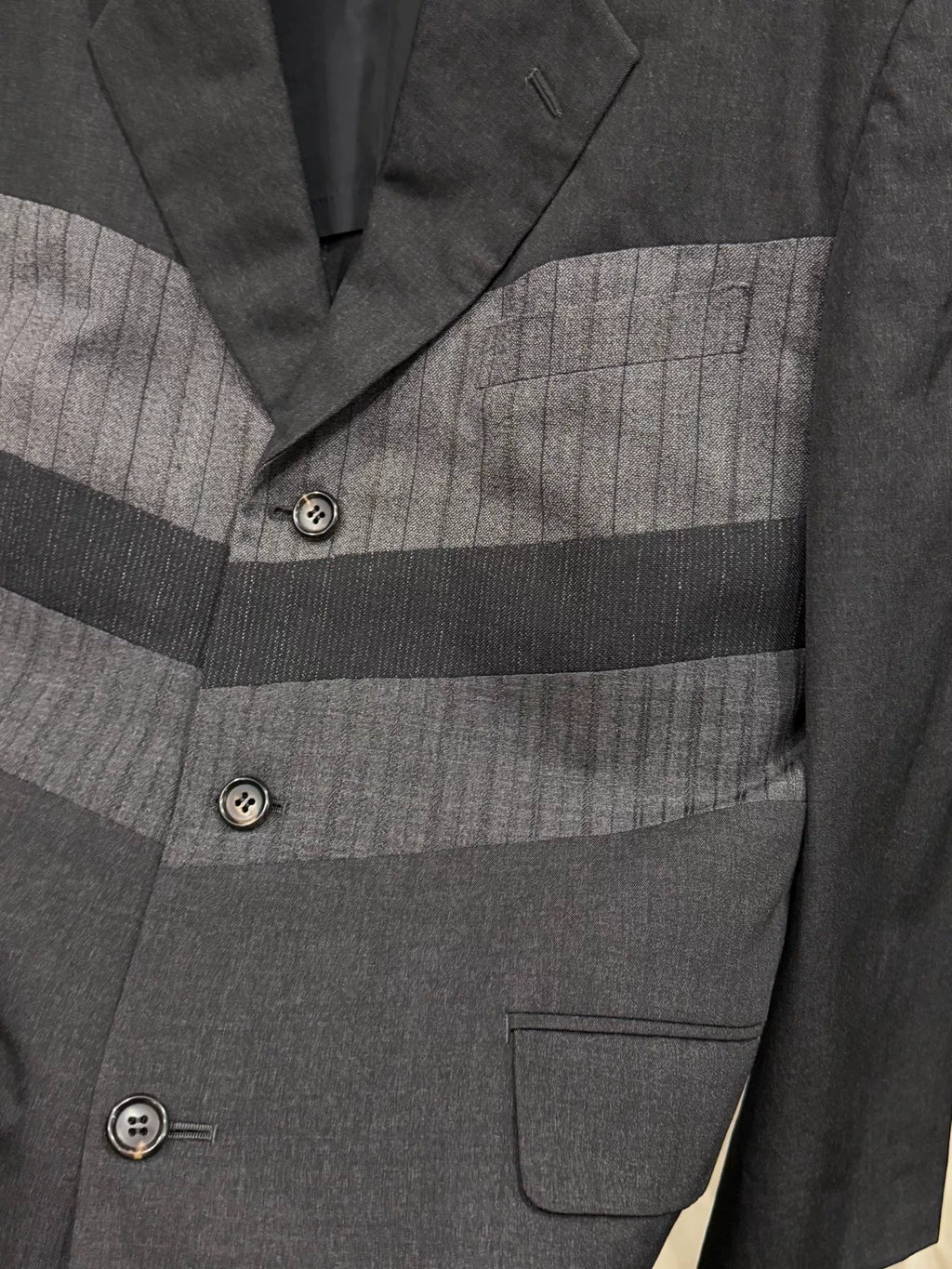 Comme des Garçons CDG 96AW Wool Patched Suit