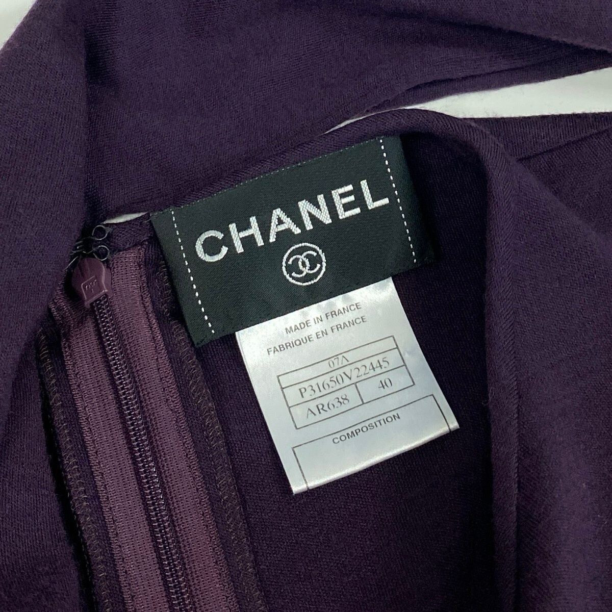 Chanel AW07 Bow Wool Dress