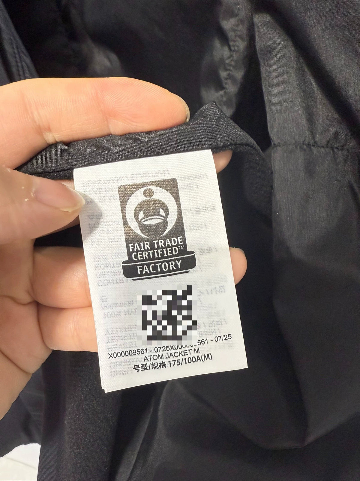 Arc'teryx Black Stand-Collar Cotton Jacket