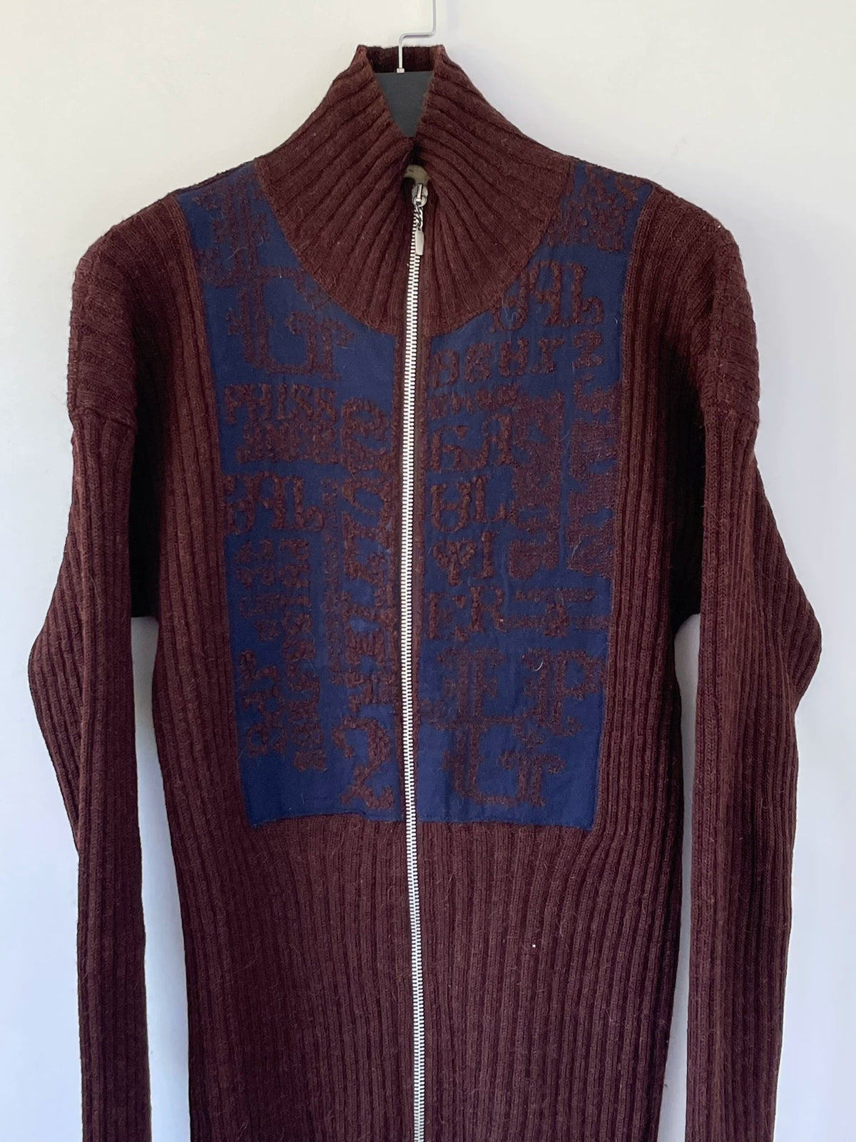 Jean Paul Gaultier Alpaca Wool Fuzzy Sweater
