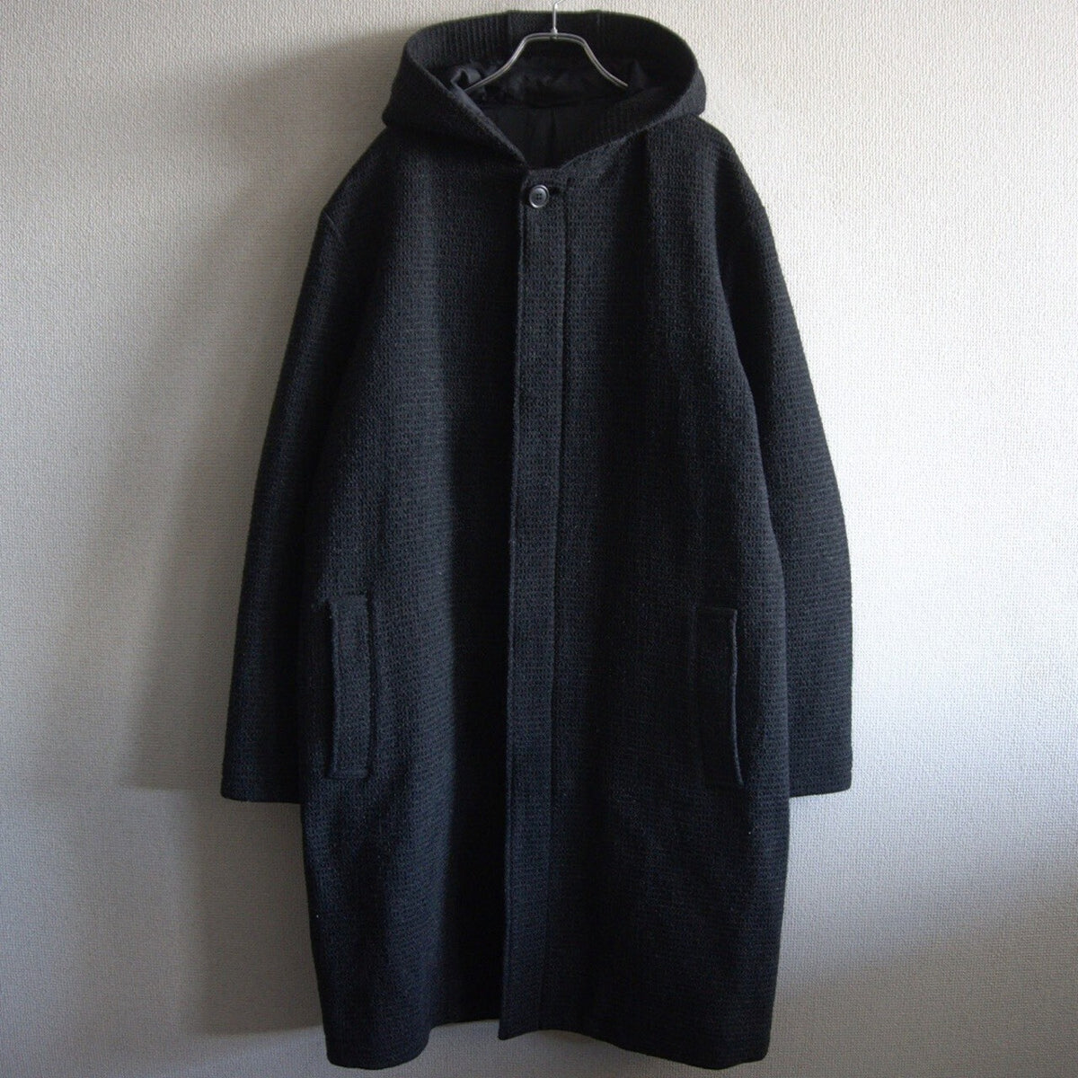 Yohji Yamamoto Hooded Wool Coat
