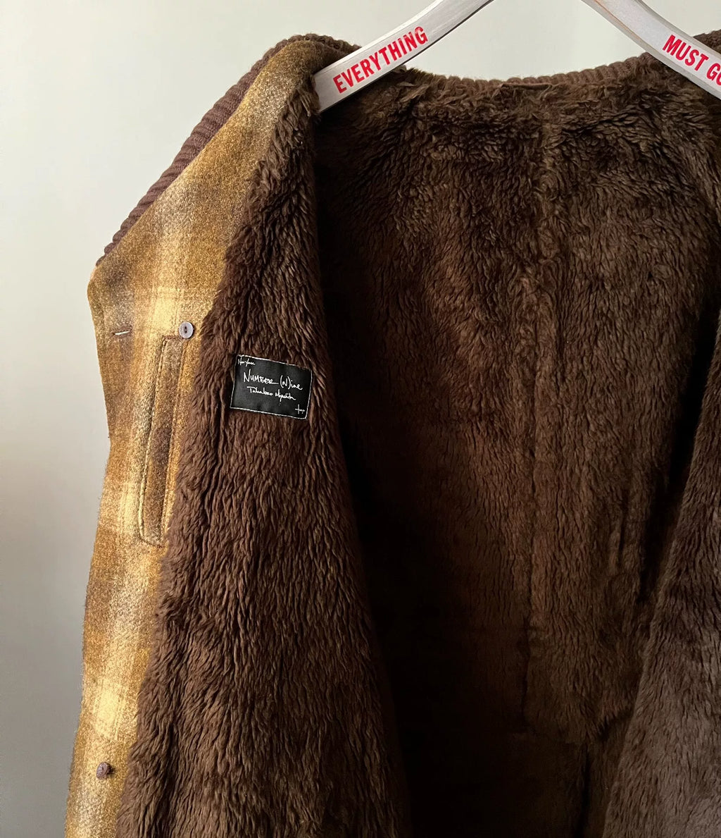 Number (N)ine 08aw Plaid Coat Jacket