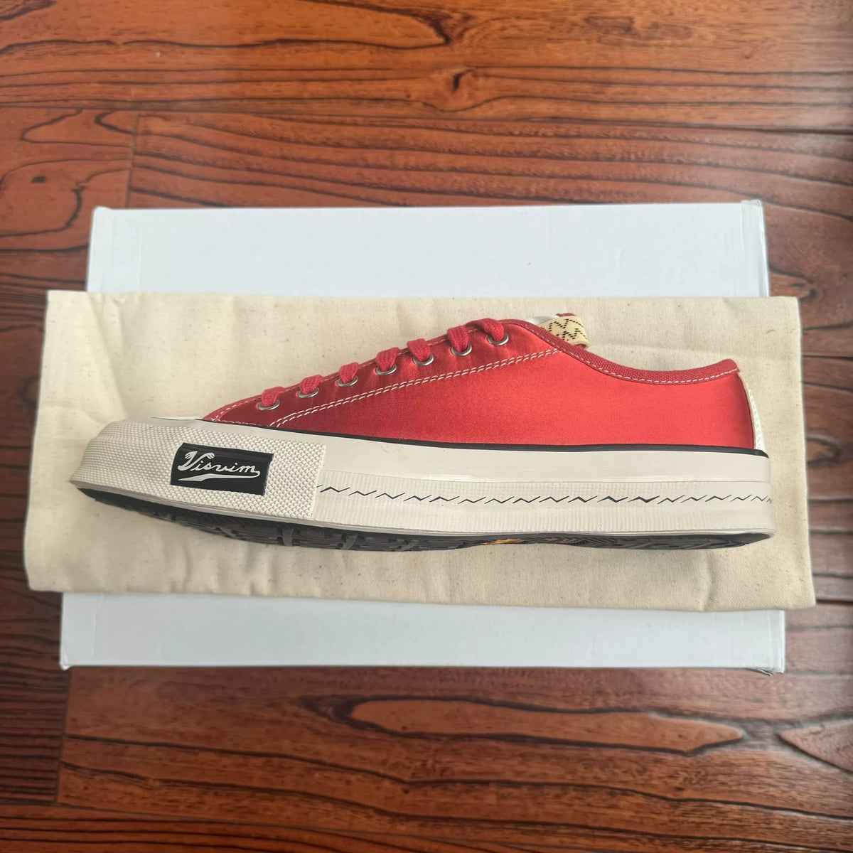 Visvim 23aw SKAGWAY LO CANVAS Satin Canvas Shoes