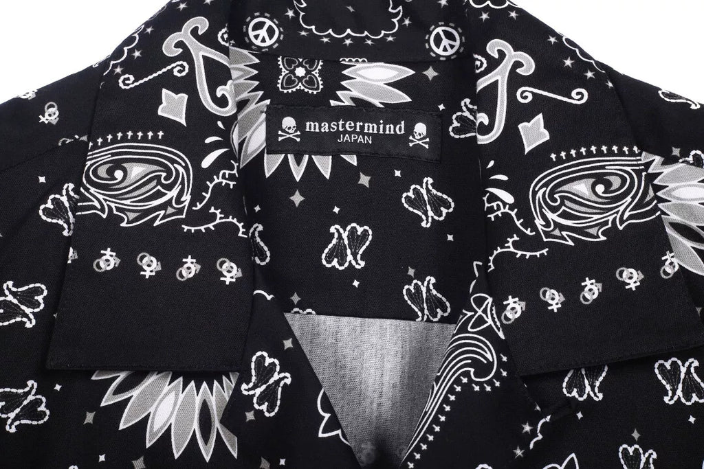 Mastermind Japan Long Sleeve Cotton Bandana Shirt
