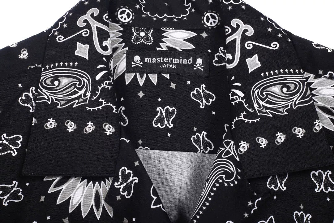 Mastermind Japan Long Sleeve Cotton Bandana Shirt