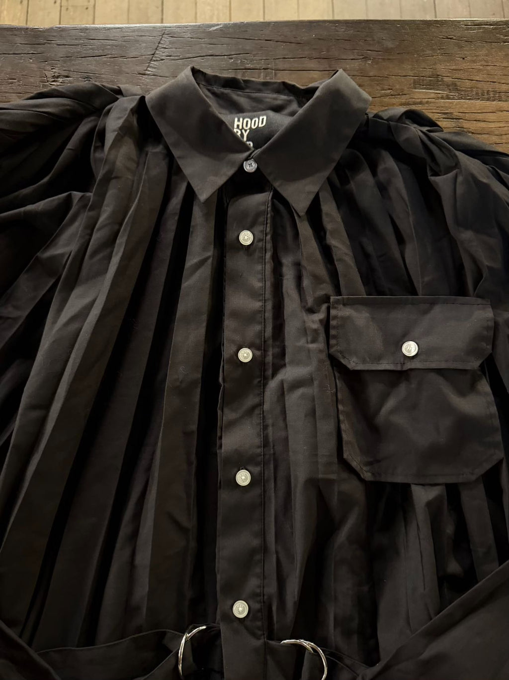 HBA Hood By Air FW15 Black Shirt