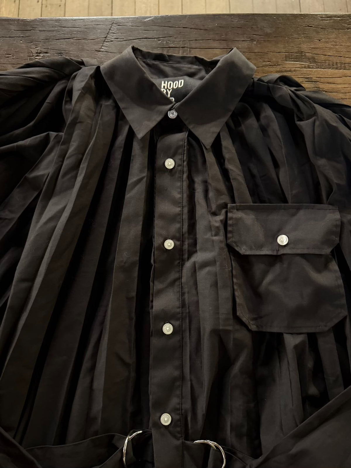 HBA Hood By Air FW15 Black Shirt