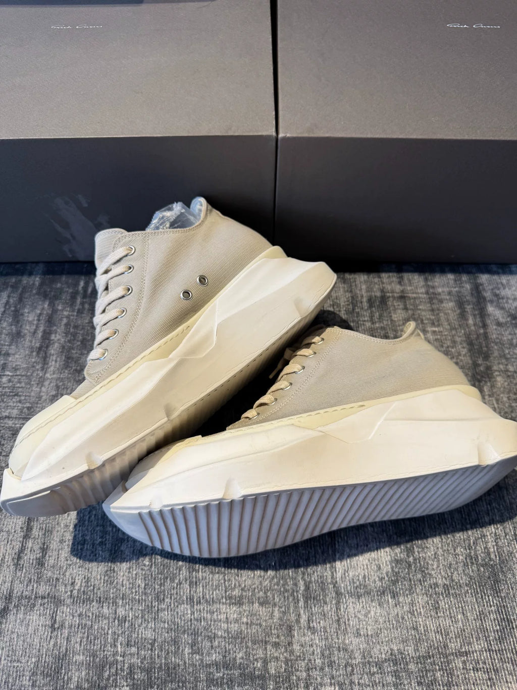 Rick Owens Gray Sneakers