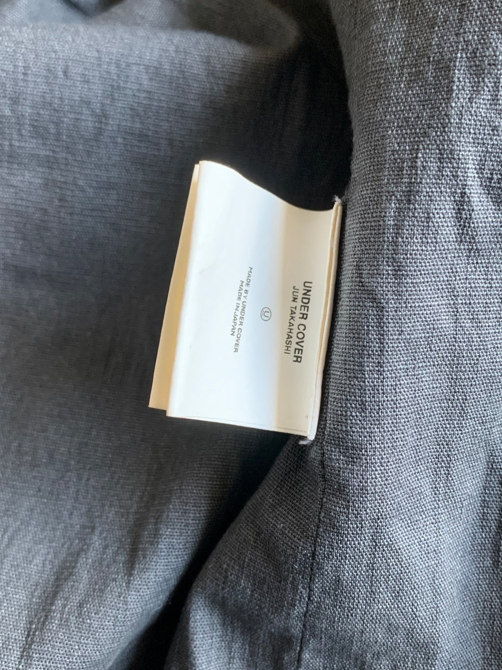 Undercover 2000s Distressed Cotton Linen Jacket