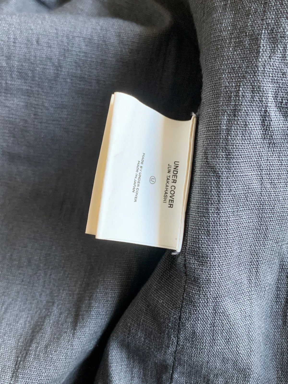 Undercover 2000s Distressed Cotton Linen Jacket