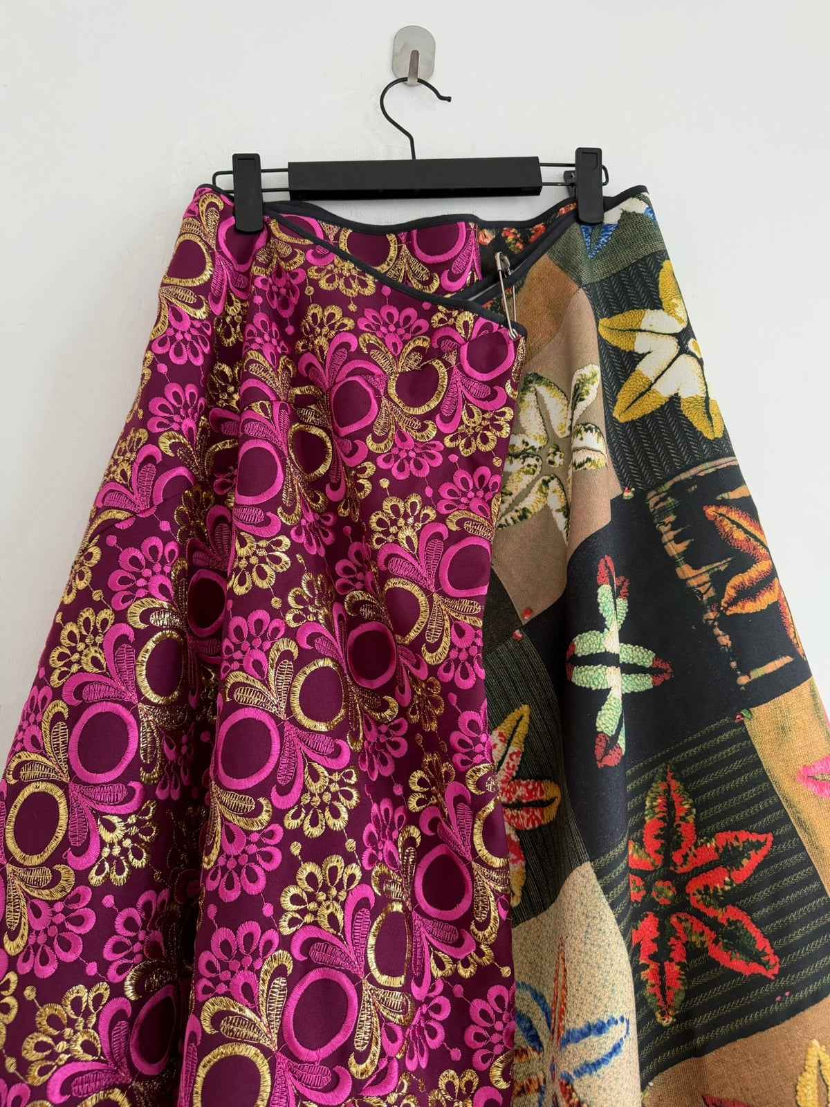 Comme Des Garcons Rei Kawakubo 1999 runway patchwork apron-style skirt