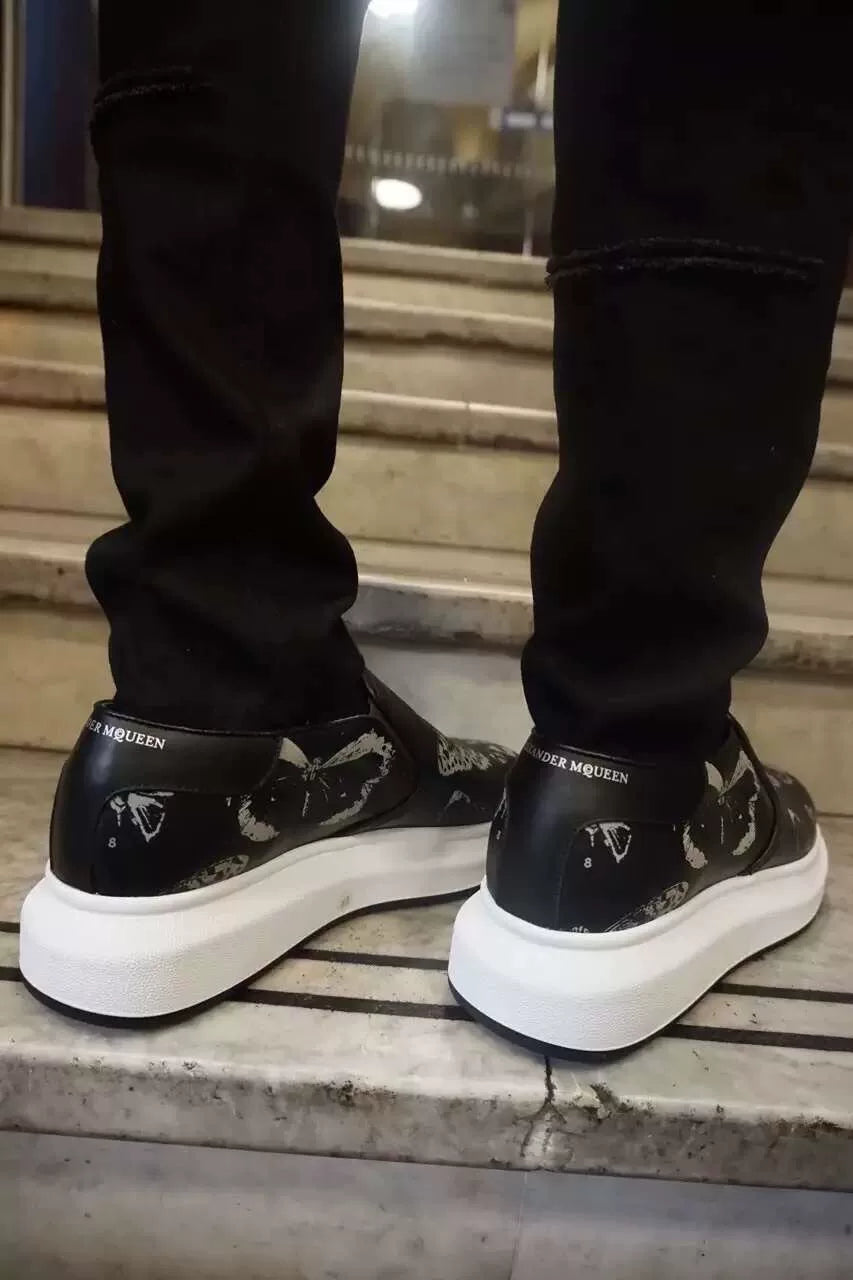 Alexander McQueen FW16 Black Leather Sneaker